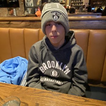 Fulton Hall - My boy thrilled to have his picture taken! - Pubs Near Me - Brooklyn, New York