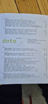 Menu photo 2 Doto Restaurant Los Angeles, CA Menu photo 2 Doto Restaurant Los Angeles, CA