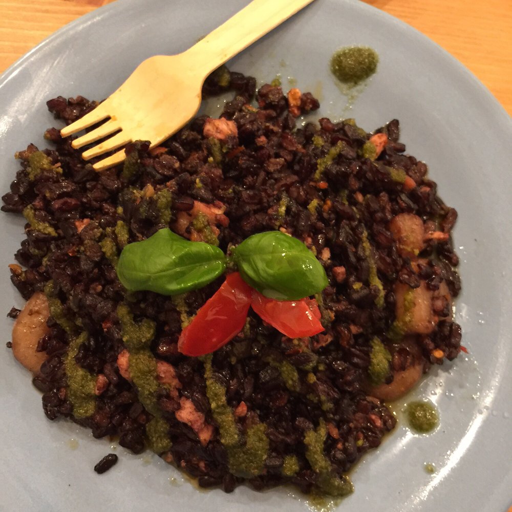 Pescaria - Black rice salad - Seafood Near Me - Polignano a Mare, BA Pescaria - Black rice salad - Seafood Near Me - Polignano a Mare, BA