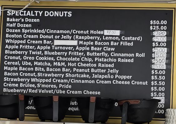Menu photo 2 Chuck's Donuts Redwood City, CA