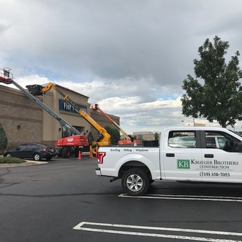 Krueger Brothers Construction - Flat roof replacement due to Hail damage. - General Contractors Near Me - Colorado Springs, Colorado Krueger Brothers Construction - Flat roof replacement due to Hail damage. - General Contractors Near Me - Colorado Springs, Colorado