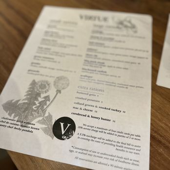 Virtue Restaurant - Menu - Southern Near Me - Chicago, Illinois Virtue Restaurant - Menu - Southern Near Me - Chicago, Illinois