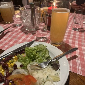 Pürstner - Mixed salad and a radler to drink. Yummy! - Austrian Near Me - Vienna, 9