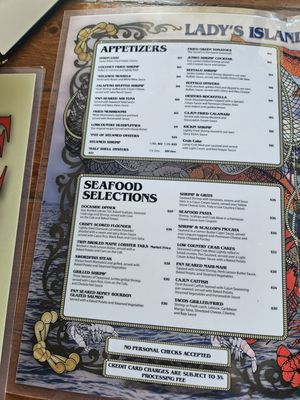Menu photo 2 Dockside Restaurant Beaufort, SC