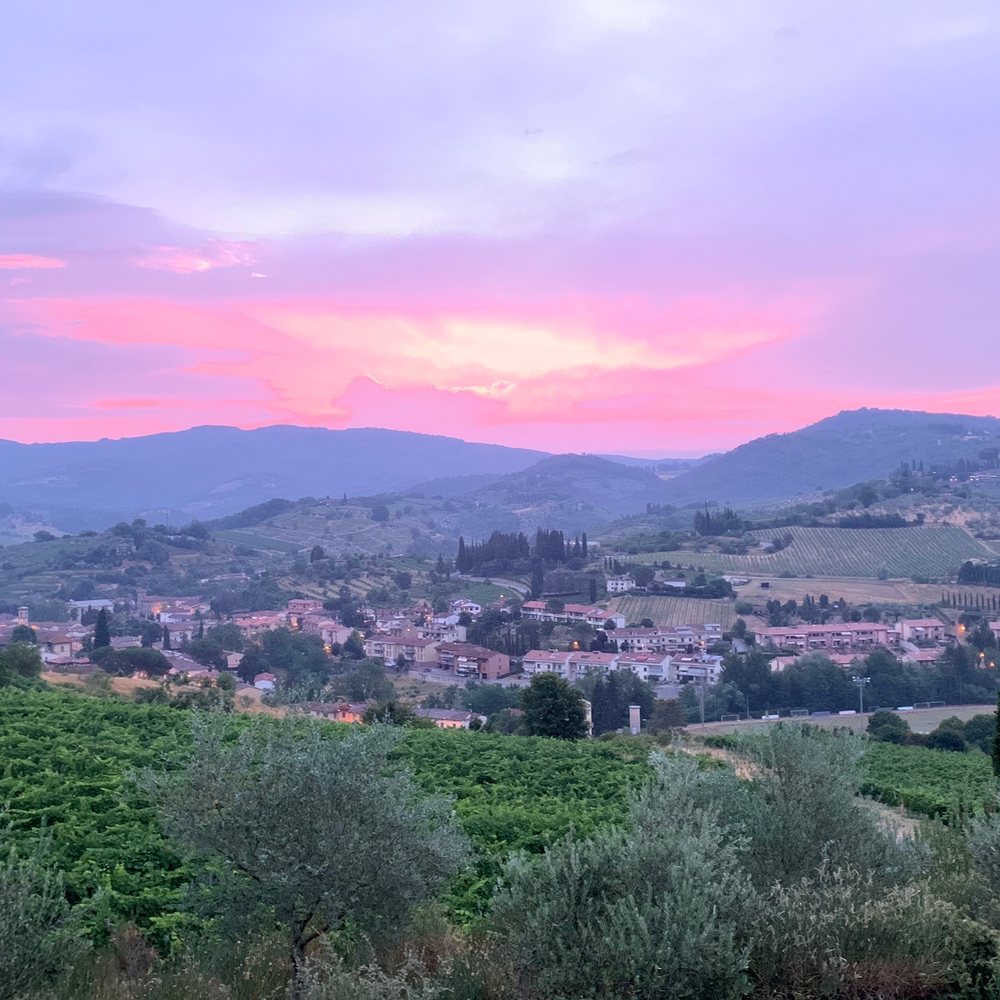 Prima Italy - Our view from the villa in Tuscany. - Tours Near Me
