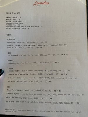 Menu photo 8 Lowerline Brooklyn, NY