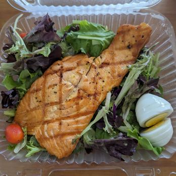 Sunny Grill - Salmon salad - Salad Near Me - Los Angeles, California Sunny Grill - Salmon salad - Salad Near Me - Los Angeles, California