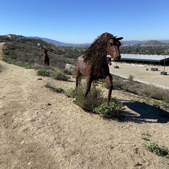 Pumpkin Rock Trail - Metal artwork - Hiking Near Me - Norco, California