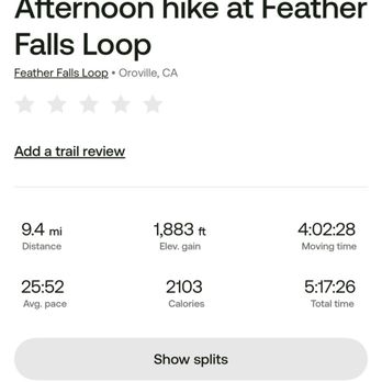 Feather Falls Trailhead - Hiking Near Me Feather Falls Trailhead - Hiking Near Me