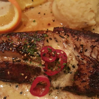 Epi's A Basque Restaurant - Sable braised with pimento citrus butter compote and garlic mashed potatoes. - Basque Near Me - Meridian, Idaho Epi's A Basque Restaurant - Sable braised with pimento citrus butter compote and garlic mashed potatoes. - Basque Near Me - Meridian, Idaho