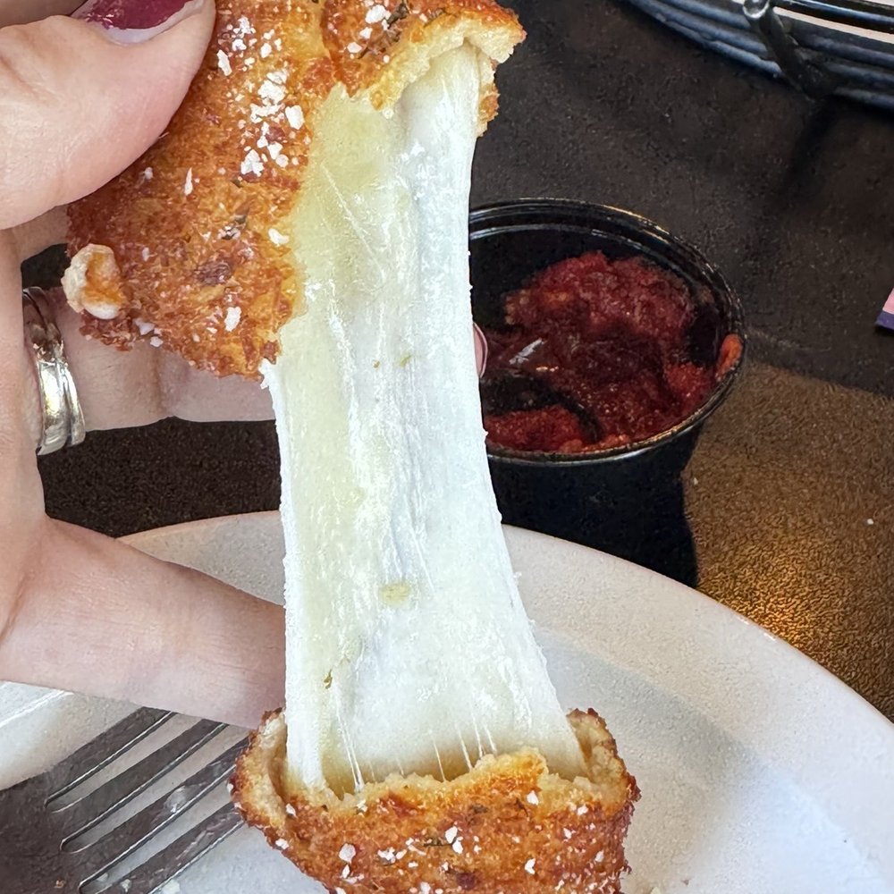 Broadway Plates And Pints - Look at that cheese pull - Burgers Near Me - Grove City, Ohio