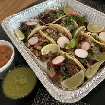 La Promesa - Tacos!  -Lengua (beef tongue) -Carne Asada (beef) -Pollo (chicken) -Chicharron (fried pork) -Mollejas (Sweetbreads) - Salvadoran Near Me - Sterling, Virginia