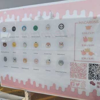 Daan Go Cake Lab - Macaron flavours - Desserts Near Me - Toronto, Ontario