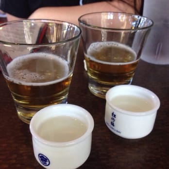 Bento Box - .99 sake bomb. They are not kidding when they say small haha - Japanese Near Me - Sacramento, California Bento Box - .99 sake bomb. They are not kidding when they say small haha - Japanese Near Me - Sacramento, California
