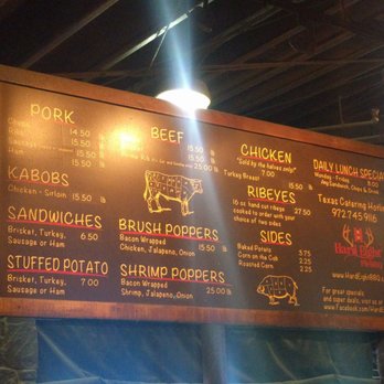 Hard Eight BBQ - Menu - Barbeque Near Me - Coppell, Texas