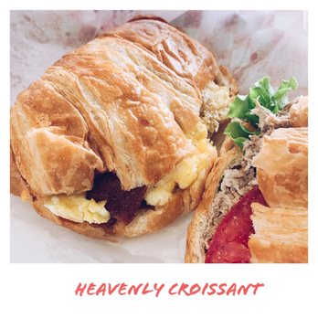 Heavenly Croissants - a croissant sandwich with bacon and eggs - American Near Me - Fort Walton Beach, Florida Heavenly Croissants - a croissant sandwich with bacon and eggs - American Near Me - Fort Walton Beach, Florida