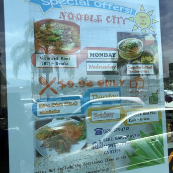 Noodle City - Specials - Vietnamese Near Me - Monterey Park, California Noodle City - Specials - Vietnamese Near Me - Monterey Park, California