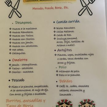 Menuderia Doña Mary - Menu - Breakfast & Brunch Near Me - Rosarito, BCN Menuderia Doña Mary - Menu - Breakfast & Brunch Near Me - Rosarito, BCN