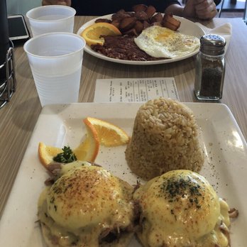 Stacks Pancake House - Kalua pork Benedict with fried rice (fried rice substituted potatoes) $12.48 Corned beef hash with egg and potatoes Super yummy!! - Breakfast & Brunch Near Me - Irvine, California Stacks Pancake House - Kalua pork Benedict with fried rice (fried rice substituted potatoes) $12.48 Corned beef hash with egg and potatoes Super yummy!! - Breakfast & Brunch Near Me - Irvine, California
