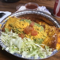 Chicken Chimichanga Enchilada Style Chicken Chimichanga Enchilada Style