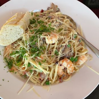 Hatteras Sol Waterside Grill - Shrimp Carbonara - New American Near Me - Hatteras, North Carolina Hatteras Sol Waterside Grill - Shrimp Carbonara - New American Near Me - Hatteras, North Carolina