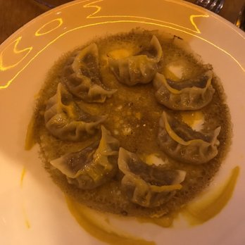 China Chilcano - Lamb potstickers...turned over. - Peruvian Near Me - Washington, DC, District of Columbia