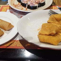 Pork Fried Rice Comes with Wonton Soup and 1 Veggie Spring Roll