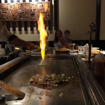 AQUINO'S Japanese Steakhouse and Sushi Bar - The obligatory raw onion volcano. - Japanese Near Me - Murrells Inlet, South Carolina AQUINO'S Japanese Steakhouse and Sushi Bar - The obligatory raw onion volcano. - Japanese Near Me - Murrells Inlet, South Carolina