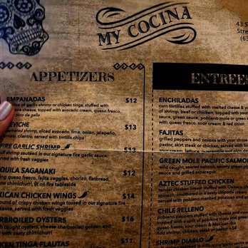 My Cocina - Menu. - Mexican Near Me - Streamwood, Illinois My Cocina - Menu. - Mexican Near Me - Streamwood, Illinois