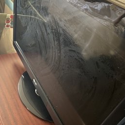 Again sprayed and not wiped Again sprayed and not wiped