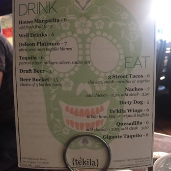 Te'Kila - Great happy hour menu ! - Bars Near Me - Los Angeles, California
