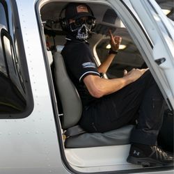 Fort Lauderdale Executive Jet Center - Chief Berichi in the Bell 407 GXi at FXE JET CENTER.
