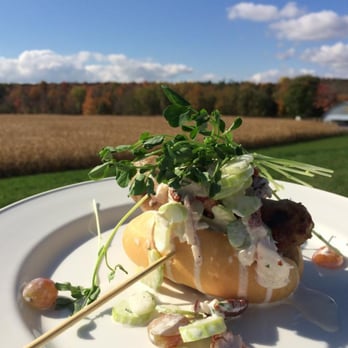 O Chevreuil - a plate of food on a table - Canadian (New) Near Me - Sherbrooke, Quebec