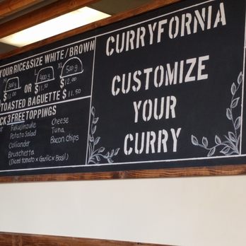 Curryfornia - Menu board 1 - Japanese Curry Near Me - Torrance, California Curryfornia - Menu board 1 - Japanese Curry Near Me - Torrance, California