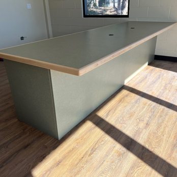 NR Construction & Woodwork - Camp Pendleton Self Storage Annex Counter front view. - Cabinetry Near Me - Camarillo, California NR Construction & Woodwork - Camp Pendleton Self Storage Annex Counter front view. - Cabinetry Near Me - Camarillo, California