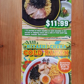 KINTON RAMEN COMMERCE GATE - Cold noodle specials - Ramen Near Me - Markham, Ontario KINTON RAMEN COMMERCE GATE - Cold noodle specials - Ramen Near Me - Markham, Ontario