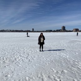 Frozen Lake during February