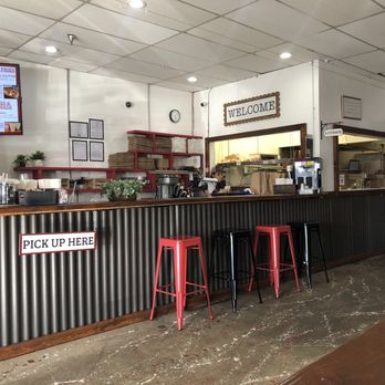 Farm To Smash - Bar seating, kiosk, water dispenser - Burgers Near Me - San Diego, California Farm To Smash - Bar seating, kiosk, water dispenser - Burgers Near Me - San Diego, California