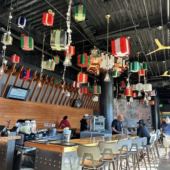 Ballast Point - Inside the brewery during the holidays - Brewpubs Near Me - Anaheim, California