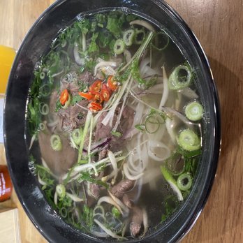 Pho Bar - Pho bo with combination beef (flank steak and stir fried beef) - Vietnamese Near Me - Prague, Puerto Rico