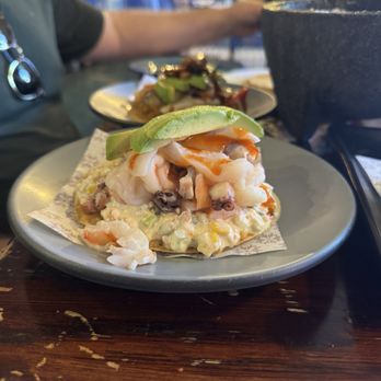 Restaurante Sabina - Crab salad, shrimp, octopus, and avocado. Absolutely incredible!! - Seafood Near Me - Ensenada, BCN