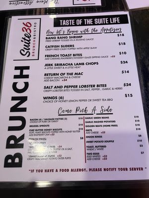 Menu photo 4 Suite 36 Brunch & Bistro Bellerose, NY