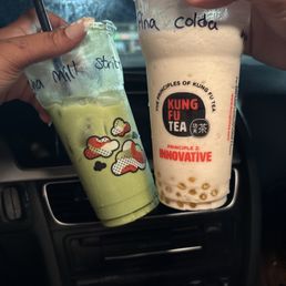 Matcha Milk Pina Colada Slush Matcha Milk Pina Colada Slush