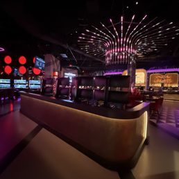 Bar and seating Bar and seating