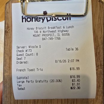 Honey Biscuit Breakfast & Lunch - Breakfast & Brunch Near Me - Mount Prospect, Illinois