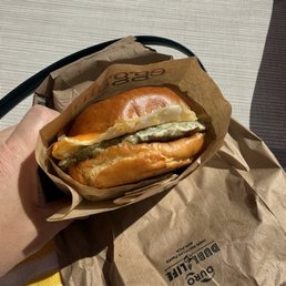 Sausage, egg, and cheese