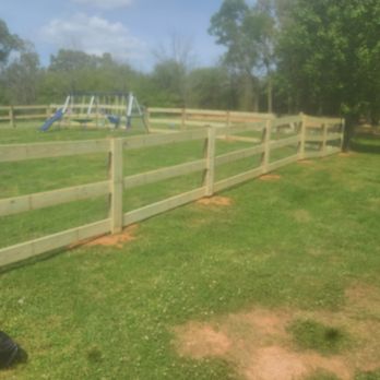 AMP Fence - 3 board with wire back fencing - Fences & Gates Near Me