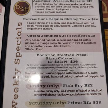 Buck & Honey's - Menu, weekly specials - American Near Me - Monona, Wisconsin