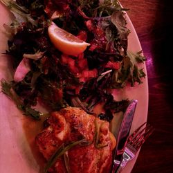 Blackened grouper