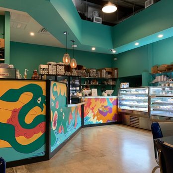 Captain Quack's Coffeehouse - Order counter - Bakeries Near Me - Austin, Texas Captain Quack's Coffeehouse - Order counter - Bakeries Near Me - Austin, Texas